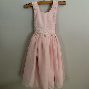 Custom flower girl dress